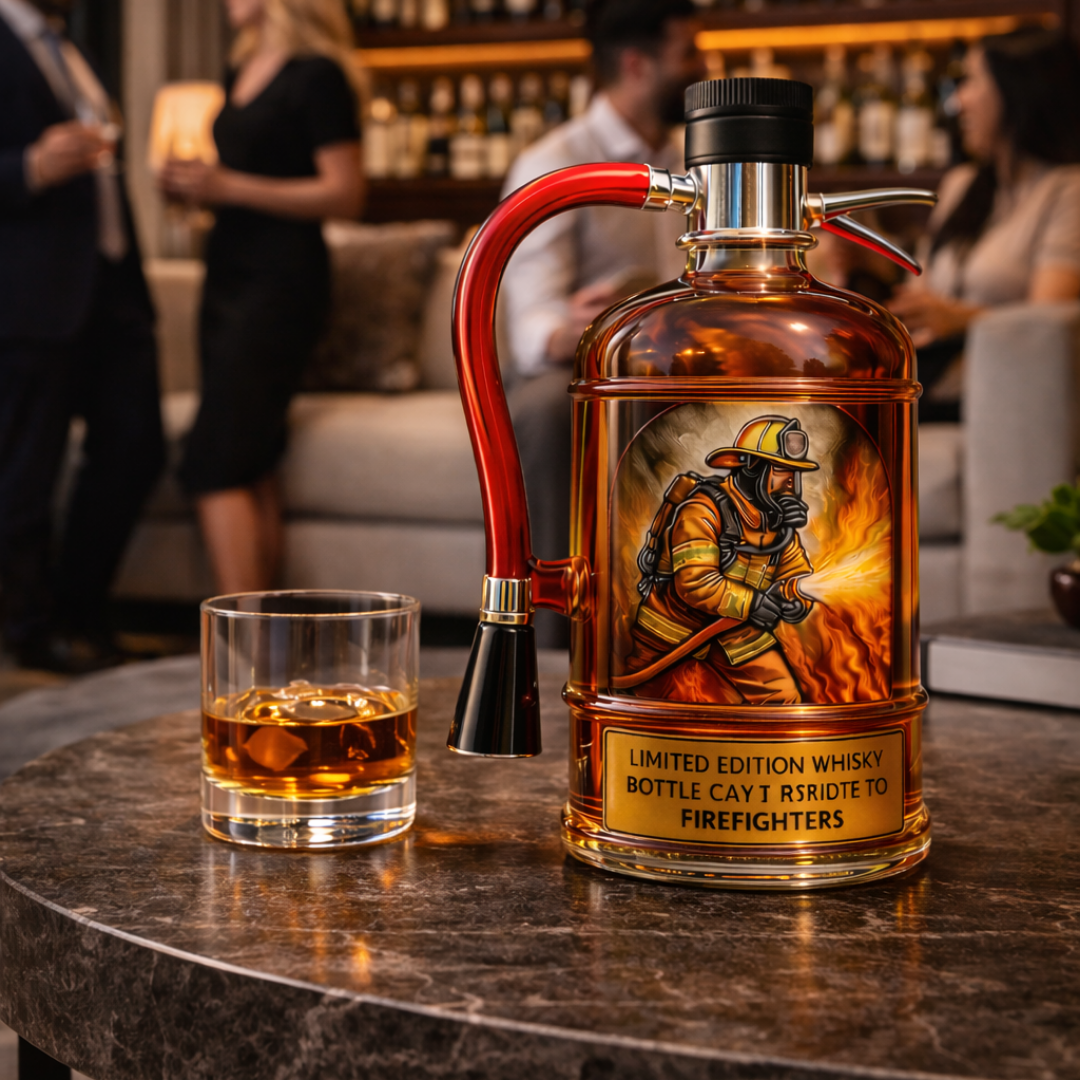 Whiskey Bottle - Fire Extinguisher Edition