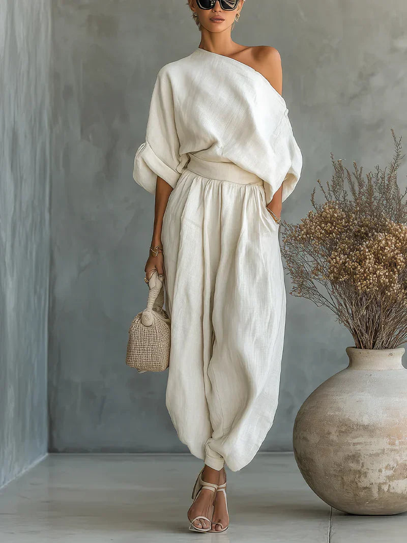 Mila — Off-Shoulder Two-Piece Set