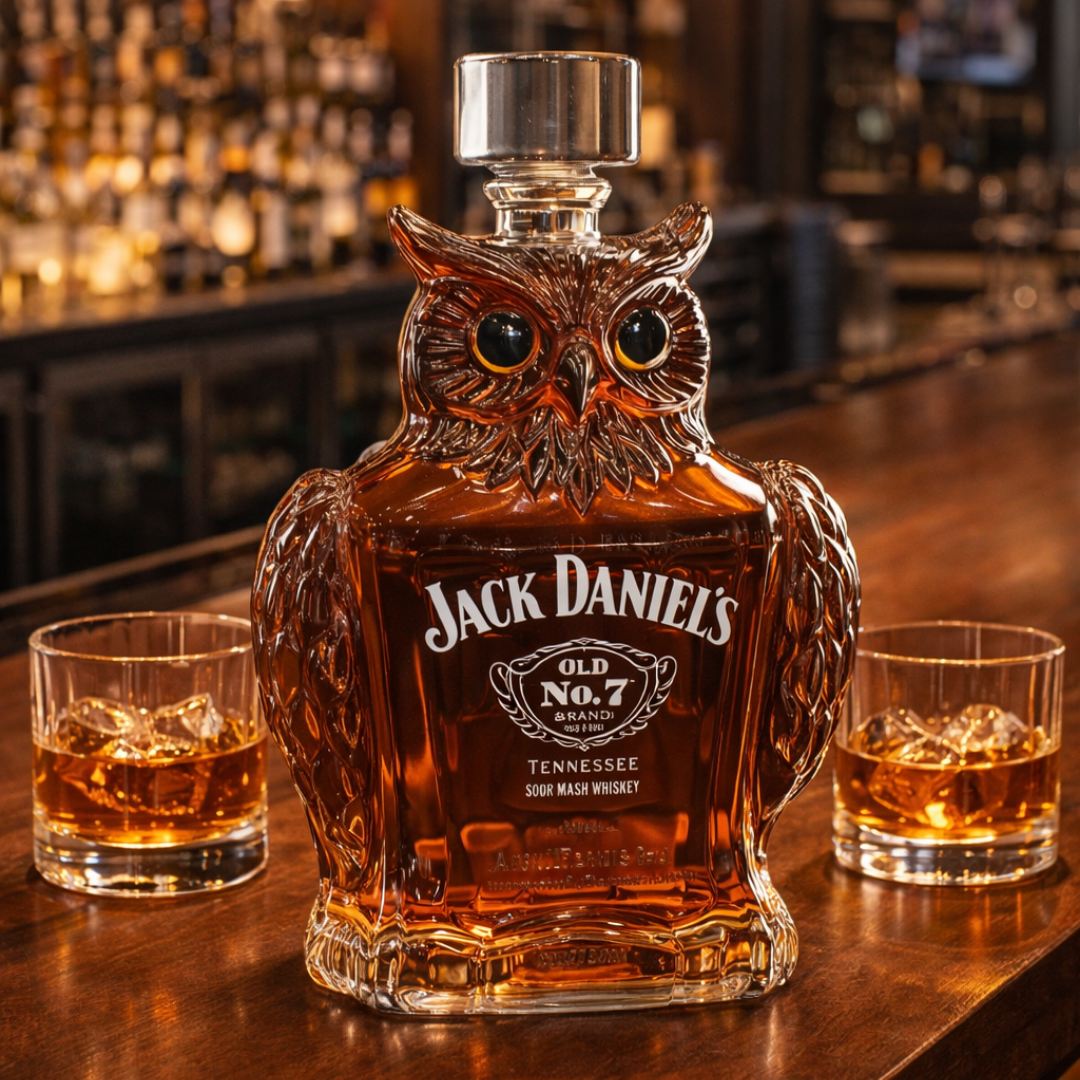Whiskey Bottle - Owl Edition