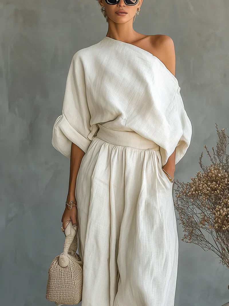 Mila — Off-Shoulder Two-Piece Set